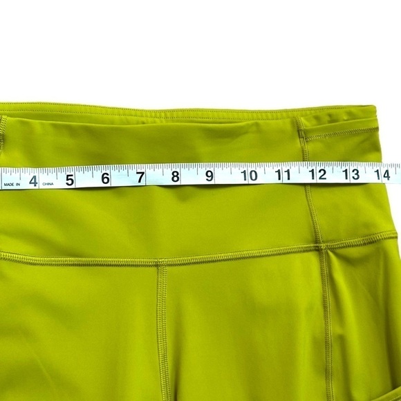 LULULEMON Fast and Free Crop II 19" *Nulux Golden Lime - Picture 12 of 14